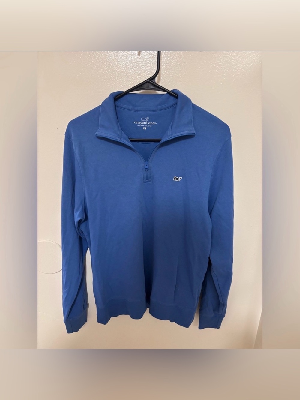 Vineyard Vines Men’s Quarterzip in Light Blue| Size: XS